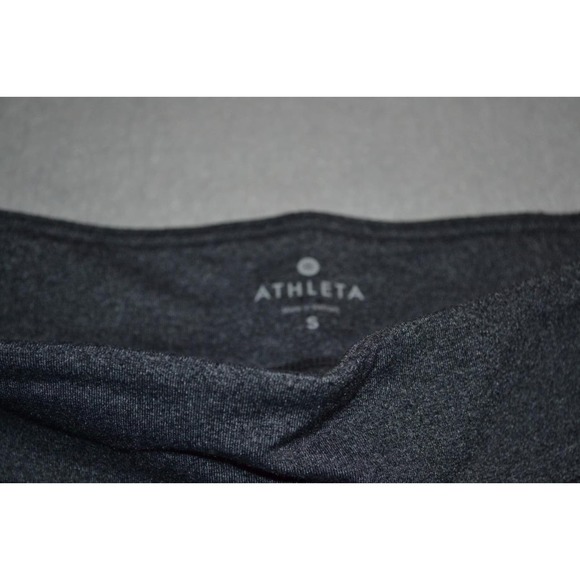 30265 Athleta Gym Pants Leggings Workout Gray Nylon Blend Size Small Womens - Picture 5 of 12